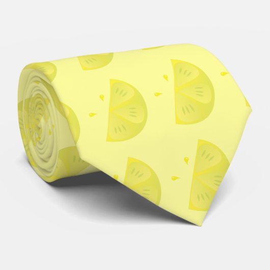 Lemon Slice Krawatte (Gerollt)