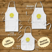 Lemon Slice Lange Schürze