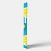 Lemon Slice Muster iPhone Case (Rückseite / Rechts)