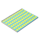 Lemon Slice Muster Spiral Foto Notebook Notizblock (Linke Seite)
