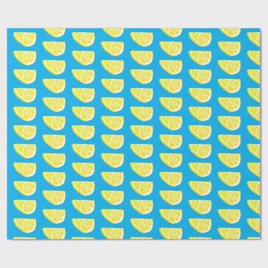 Lemon Slice Musterpapier Geschenkpapier (Flach)