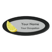Lemon Slice Namenschild (Vorderseite)