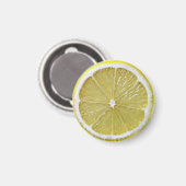 Lemon slice novelty kitchen fridge magnet (Vorderseite/Rückseite)