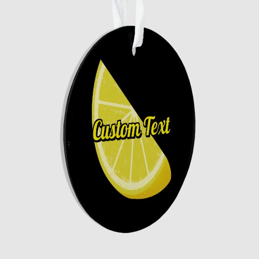 Lemon Slice Ornament (Vorderseite)