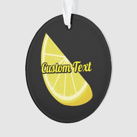 Lemon Slice Ornament (Vorderseite)