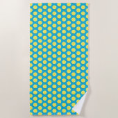Lemon Slice Pattern auf Blue Strandtuch (Vorderseite)