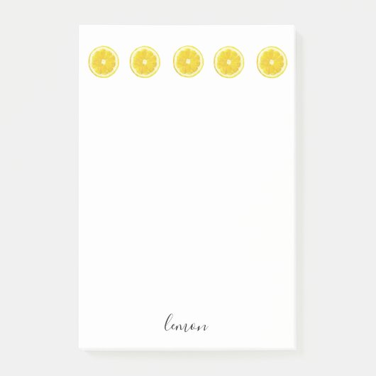Lemon Slice post es Aufkleber Notizen. Post-it Klebezettel (Vorderseite)
