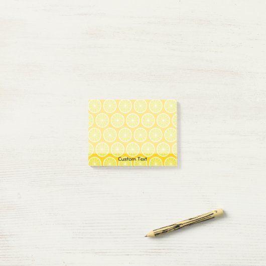 Lemon Slice Post-it Klebezettel (Auf Schreibtisch)