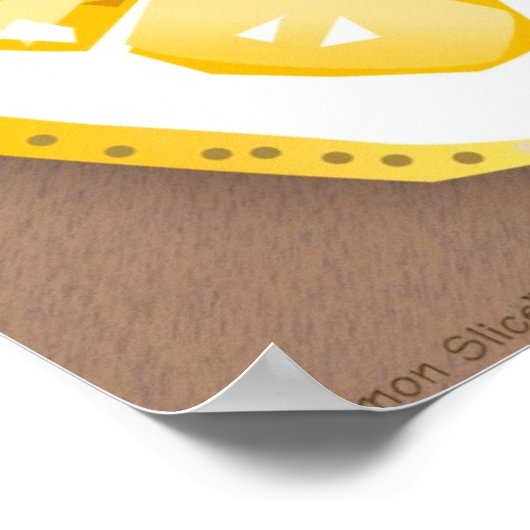 Lemon Slice Poster (Ecke)