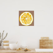 Lemon Slice Poster (Küche)