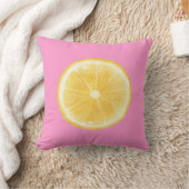 Lemon Slice Print Kissen (Decke)