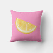 Lemon Slice Print Kissen (Rückseite)