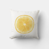 Lemon Slice Print Kissen (Vorderseite)