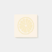 Lemon Slice Print Sticknotes Post-it Klebezettel (Vorderseite)