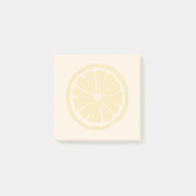 Lemon Slice Print Sticknotes