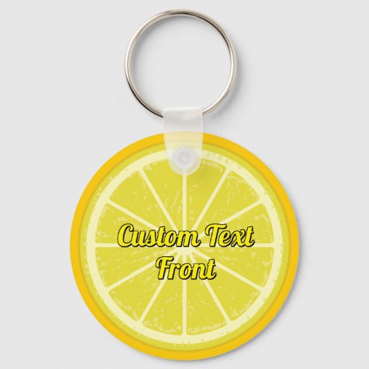 Lemon Slice Schlüsselanhänger (Vorderseite)