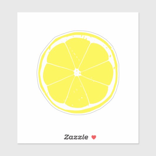 Lemon Slice Sticker (Blatt)