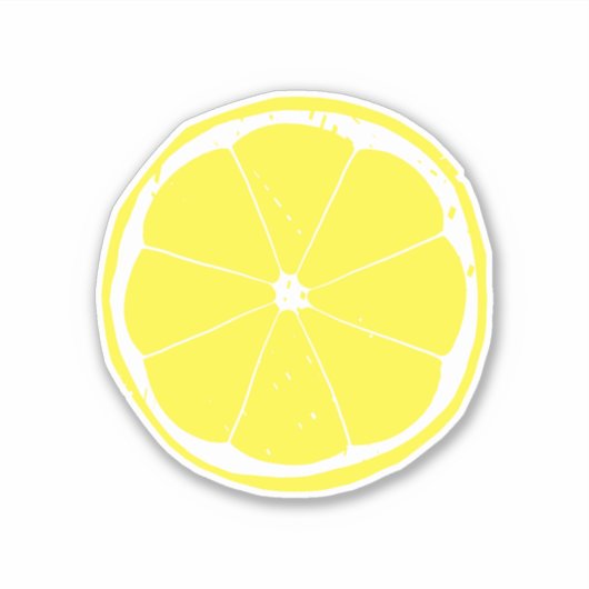 Lemon Slice Sticker (Vorderseite)