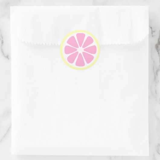 Lemon Slice Sticker (Tasche)