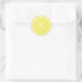 Lemon Slice Sticker (Tasche)