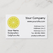 Lemon Slice Visitenkarte (Vorderseite)