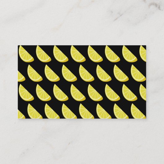 Lemon Slice Visitenkarte (Rückseite)