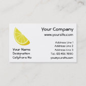 Lemon Slice Visitenkarte (Vorderseite)