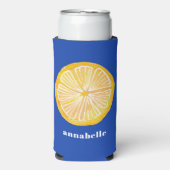 Lemon Slice Vorname Selters Dosenkühler (Seltzer Vorderseite)