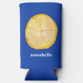Lemon Slice Vorname Selters Dosenkühler (Vorderseite)