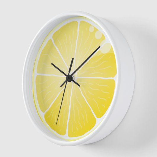 Lemon Slice Wanduhr (Winkel)