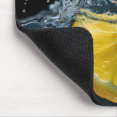 Lemon Slice Water Splash Mousepad (Ecke)