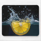 Lemon Slice Water Splash Mousepad (Vorne)