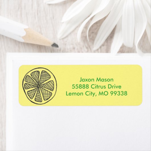 Lemon Slices Address Labels (Insitu)