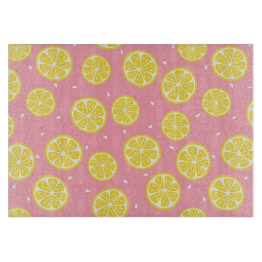 Lemon Slices Cutting Board Schneidebrett (Vorderseite)
