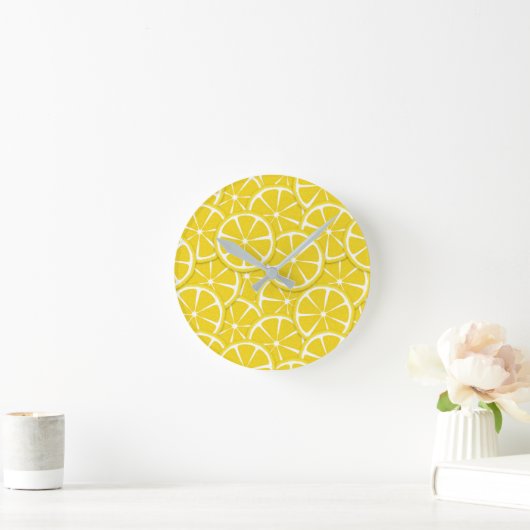 Lemon Slices Kitchen Wall Clock Runde Wanduhr (Zuhause)