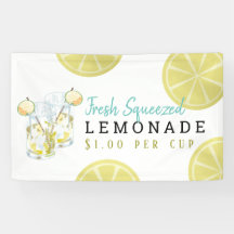 Lemon Slices Lemonade Stand Kids White
