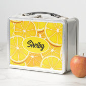 Lemon Slices Metal Lunch Box (Beispiel)