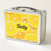 Lemon Slices Metal Lunch Box (Vorderseite)