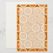 Lemon Slices Pattern Briefpapier (Vorne/Hinten)