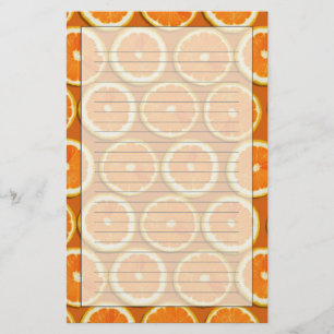 Lemon Slices Pattern Briefpapier