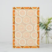 Lemon Slices Pattern Briefpapier (Stehend Vorderseite)
