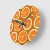 Lemon Slices Pattern Runde Wanduhr (Winkel)