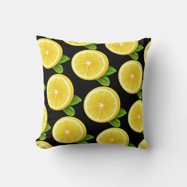 Lemon Slices Pillow Kissen (Vorderseite)