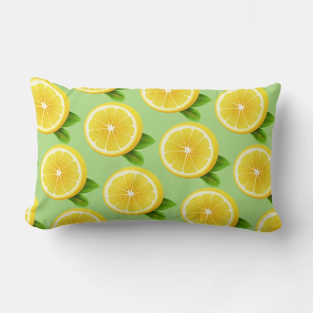 Lemon Slices Pillow Lendenkissen (Vorderseite)