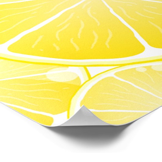 Lemon Slices Poster (Ecke)