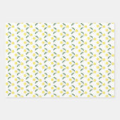 Lemon Slices Watercolor Art Geschenkpapier Set (Vorderseite 3)