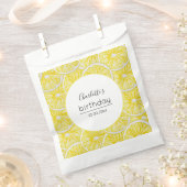 Lemon Slices Watercolor-Muster Geschenktütchen (Ausgeschnitten)