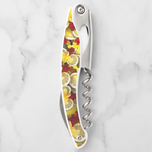 Lemon Slices Wine Opener Kellnermesser (Rückseite)