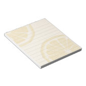 Lemon Slices Yellow Lined Notepad Notizblock (angewinkelt)