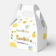 Lemon Sommer Thema Kindergeburtstag 